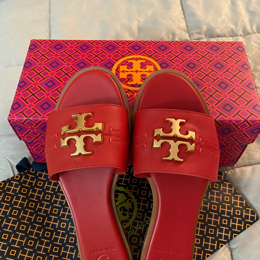 Tory Burch Every slides in calf leather